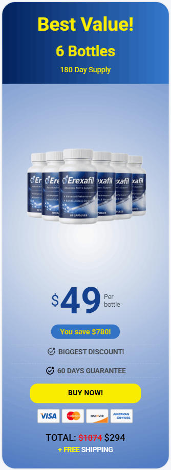Order Erexafil 6 Bottles